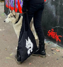 Load image into Gallery viewer, streetvet, street dogs, dogs, tote bag, bag, sustainable tote bag, sustainable cotton, ethical tote bag, earth positive cotton, graffiti , skateboard, skateboarding, skate, 
